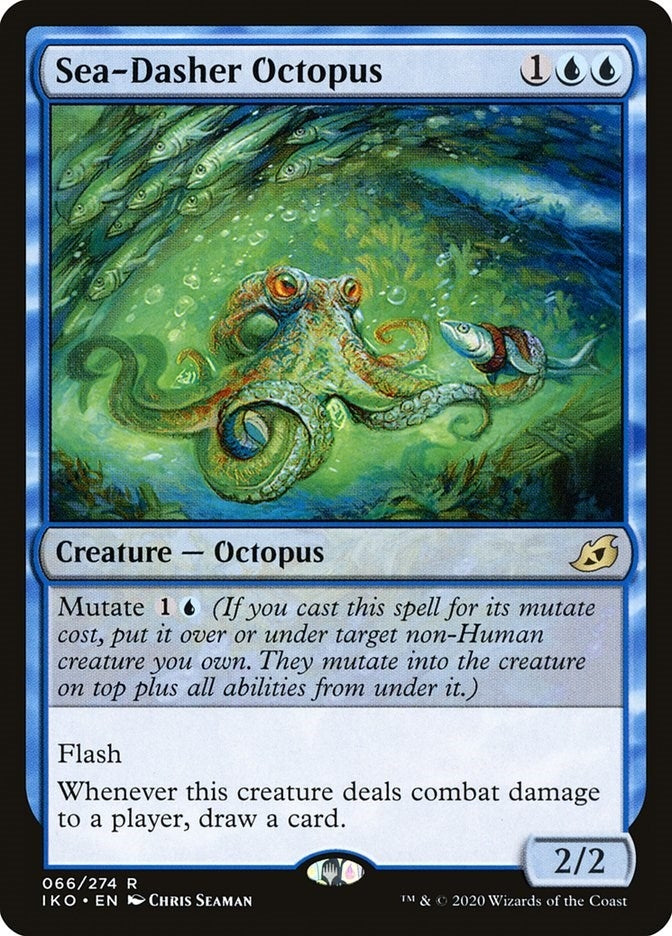 Sea-Dasher Octopus (66) (Ikoria: Lair of Behemoths)