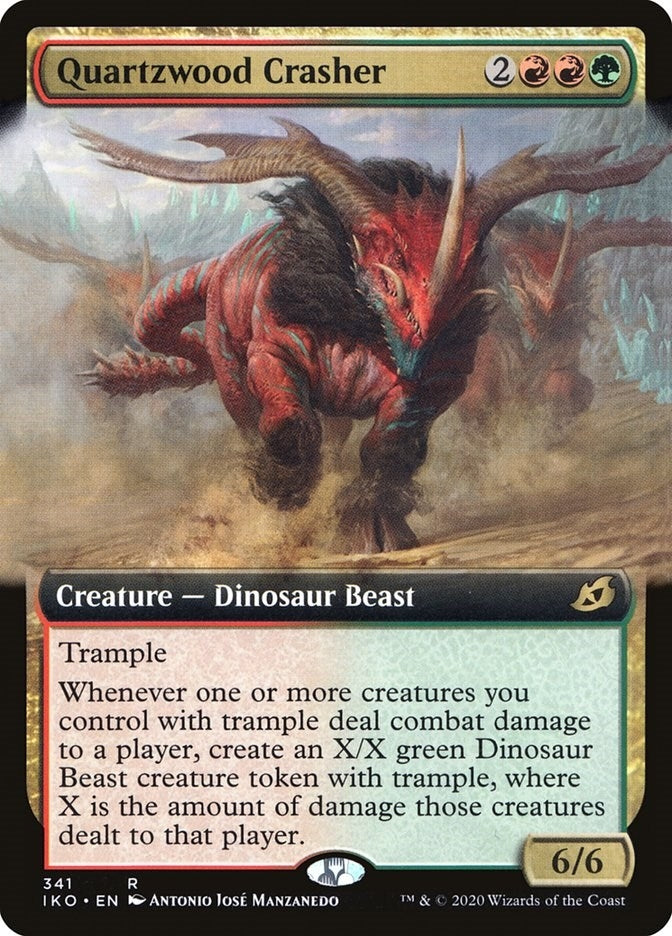Quartzwood Crasher (Extended Art) (341) (Ikoria: Lair of Behemoths)