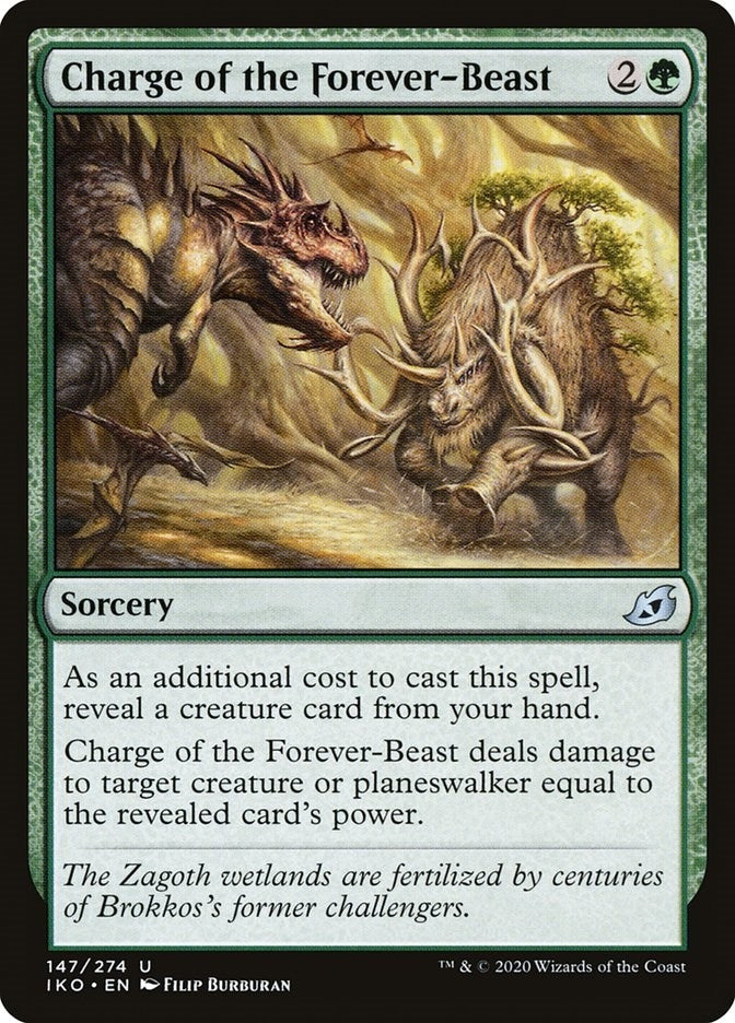 Charge of the Forever-Beast (147) (Ikoria: Lair of Behemoths)