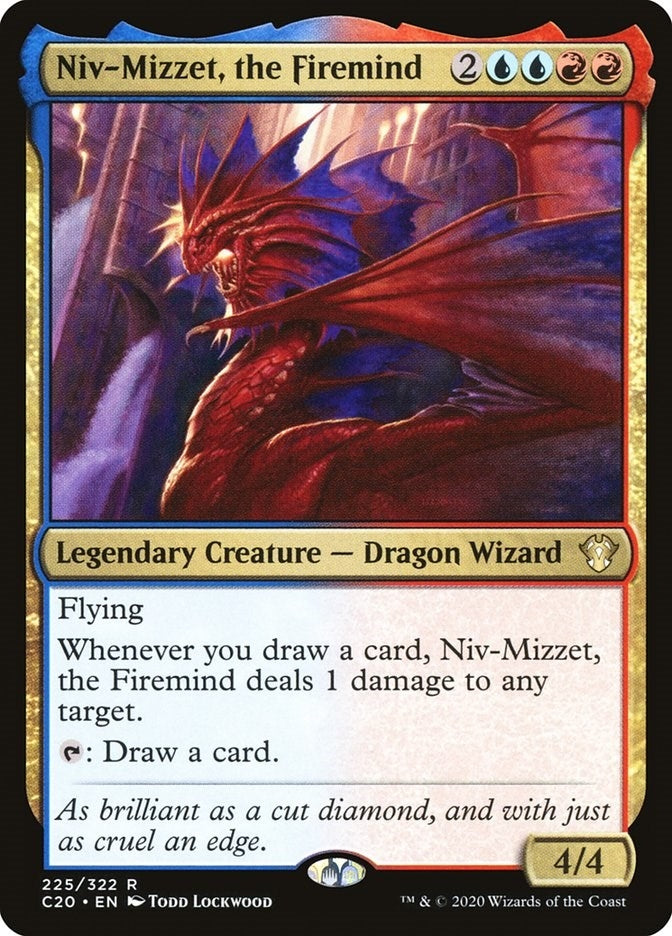 Image for Niv-Mizzet, the Firemind (225) (Commander 2020) - Magic: The Gathering