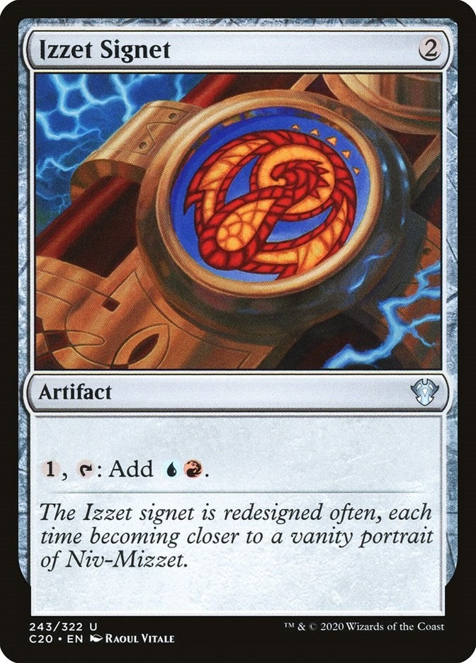 Izzet Signet (243) (Commander 2020)