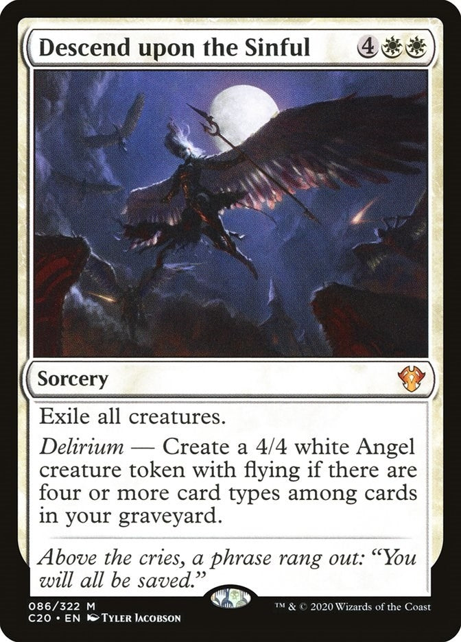 Descend upon the Sinful (86) (Commander 2020)