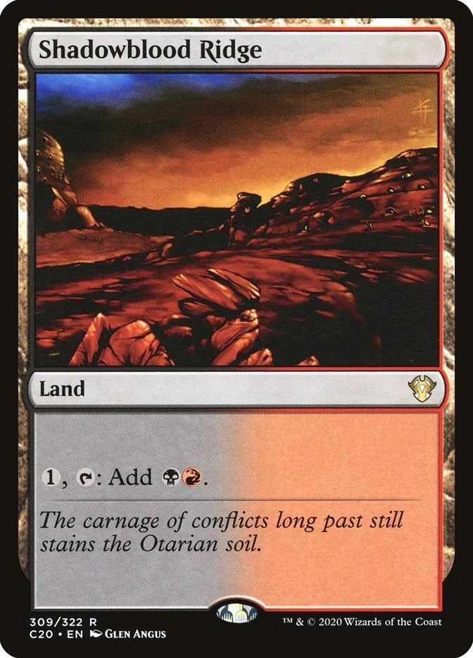 Shadowblood Ridge (309) (Commander 2020)