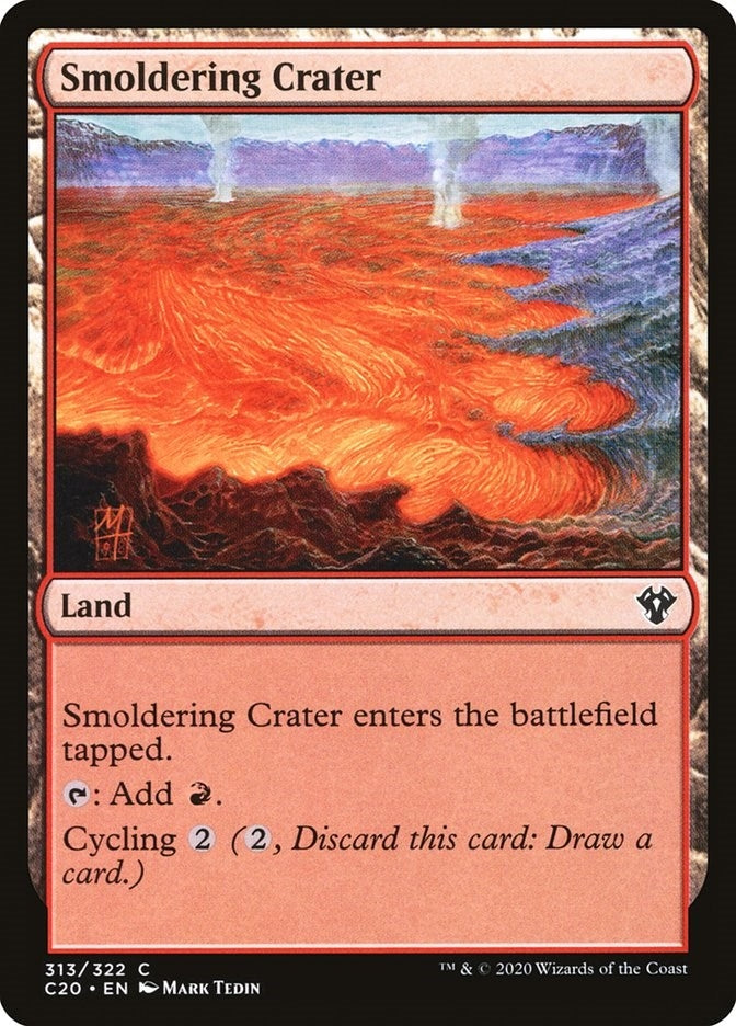Smoldering Crater (313) (Commander 2020)