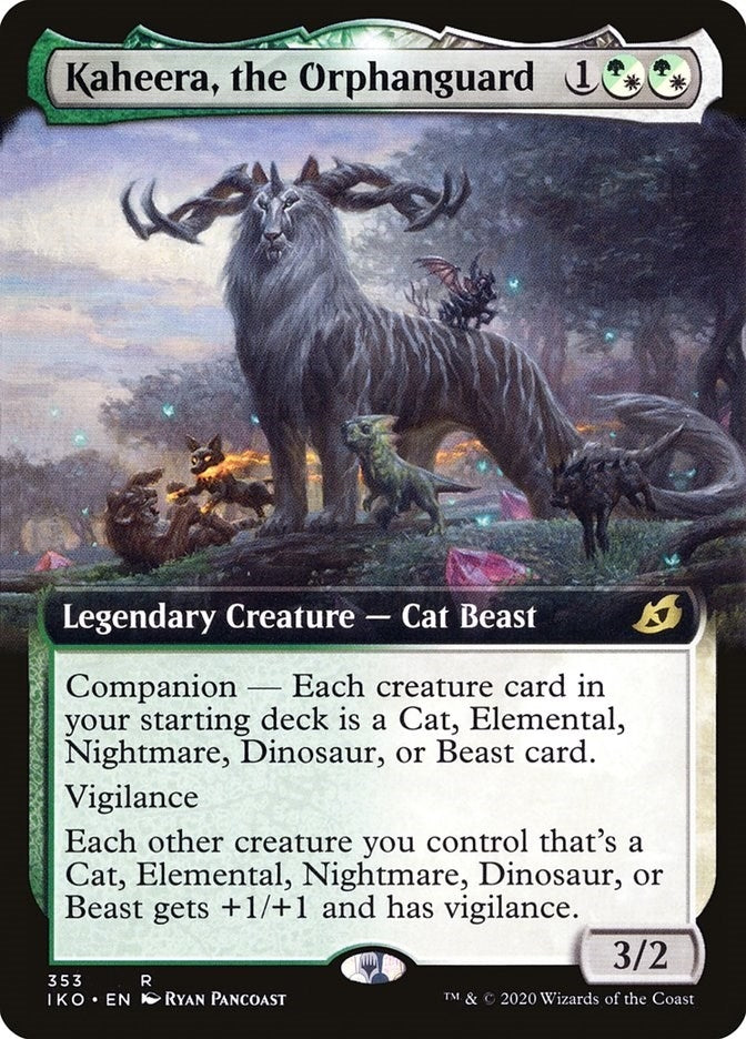 Kaheera, the Orphanguard (Extended Art) (353) (Ikoria: Lair of Behemoths)