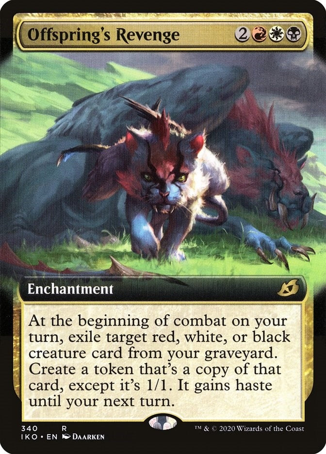Offspring's Revenge (Extended Art) (340) (Ikoria: Lair of Behemoths)