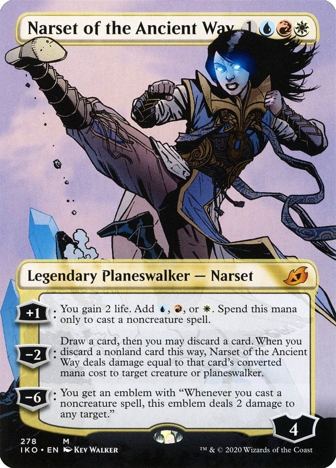 Narset of the Ancient Way (Borderless) (278) (Ikoria: Lair of Behemoths)