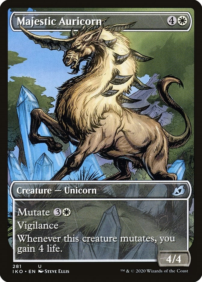 Majestic Auricorn (Showcase) (281) (Ikoria: Lair of Behemoths)