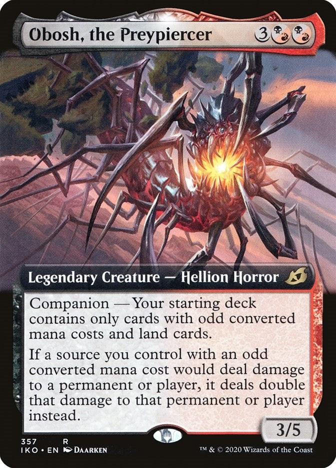 Obosh, the Preypiercer (Extended Art) (357) (Ikoria: Lair of Behemoths)