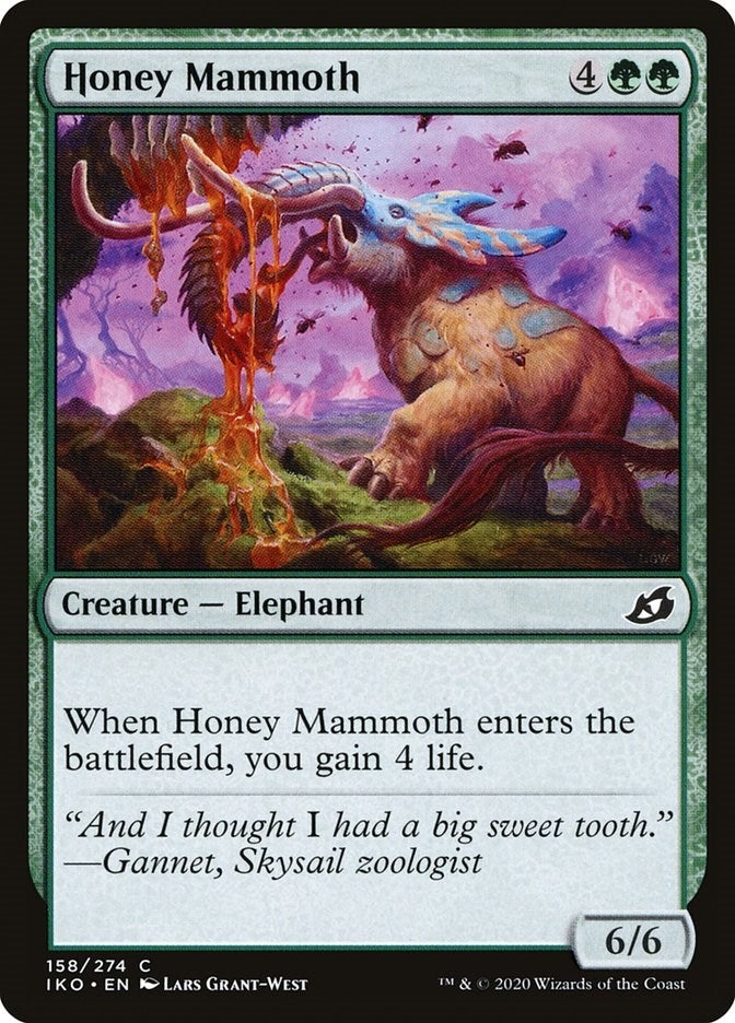 Honey Mammoth (158) (Ikoria: Lair of Behemoths)