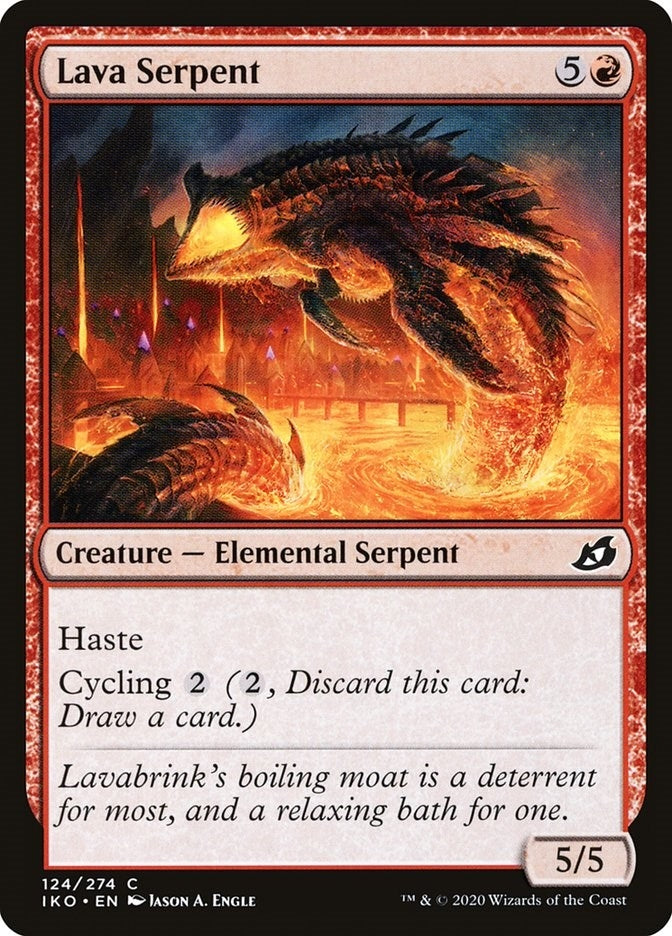 Lava Serpent (124) (Ikoria: Lair of Behemoths)
