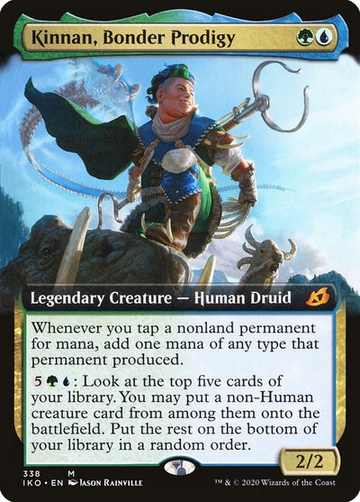 Kinnan, Bonder Prodigy (Extended Art) (338) (Ikoria: Lair of Behemoths) (IKO)