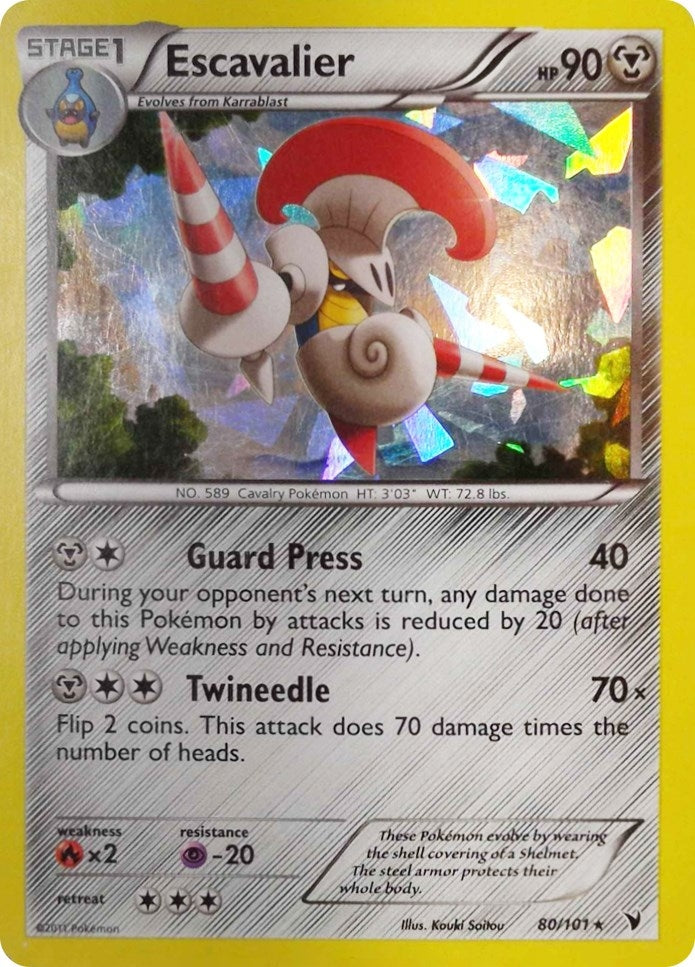 Image for Escavalier - 80/101 (Cracked Ice Holo) (080/101) (Deck Exclusives) - Pokemon