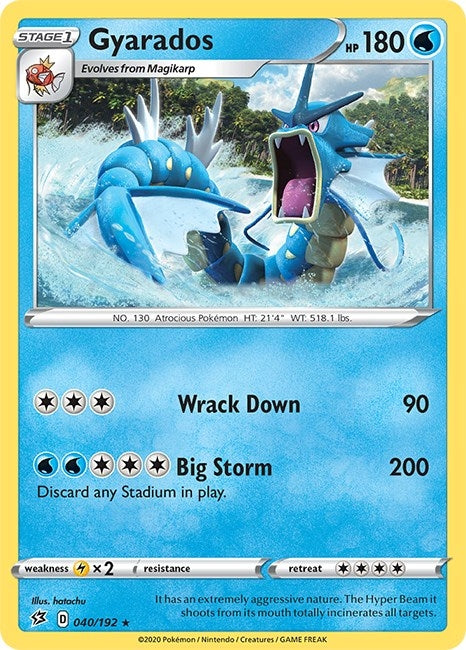 Image for Gyarados (040/192) (SWSH02: Rebel Clash) - Pokemon