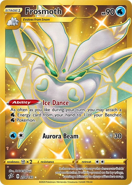 Image for Frosmoth (Secret) (204/192) (SWSH02: Rebel Clash) - Pokemon