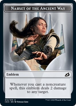 Emblem - Narset of the Ancient Way (12) (Ikoria: Lair of Behemoths)