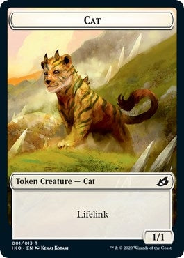 Cat // Human Soldier (003) Double-Sided Token (1 // 3) (Ikoria: Lair of Behemoths)