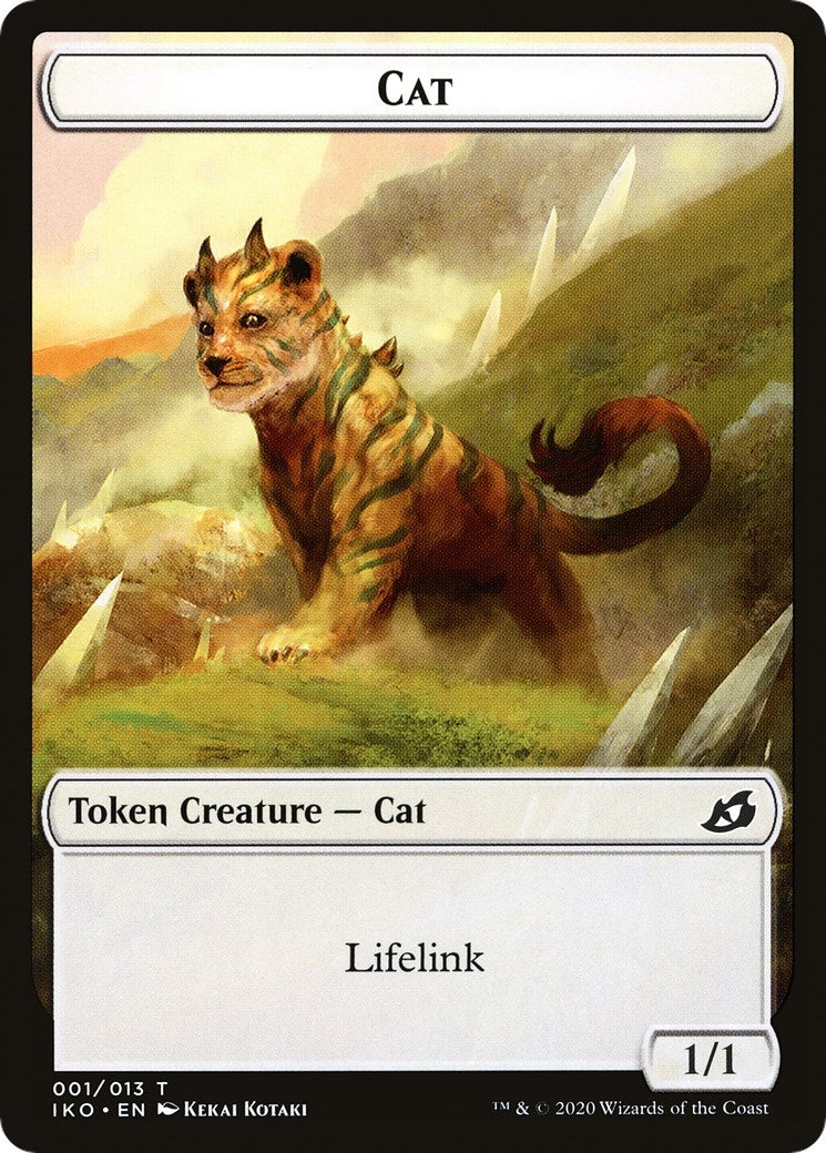 Cat // Human Soldier (004) Double-Sided Token (1 // 4) (Ikoria: Lair of Behemoths)
