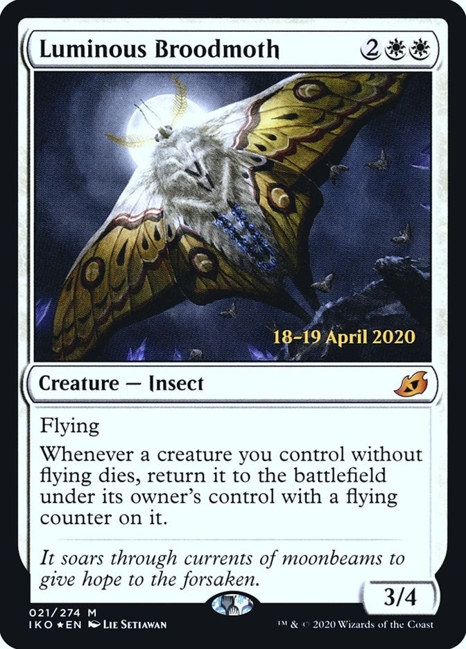 Luminous Broodmoth (21) (Prerelease Cards)