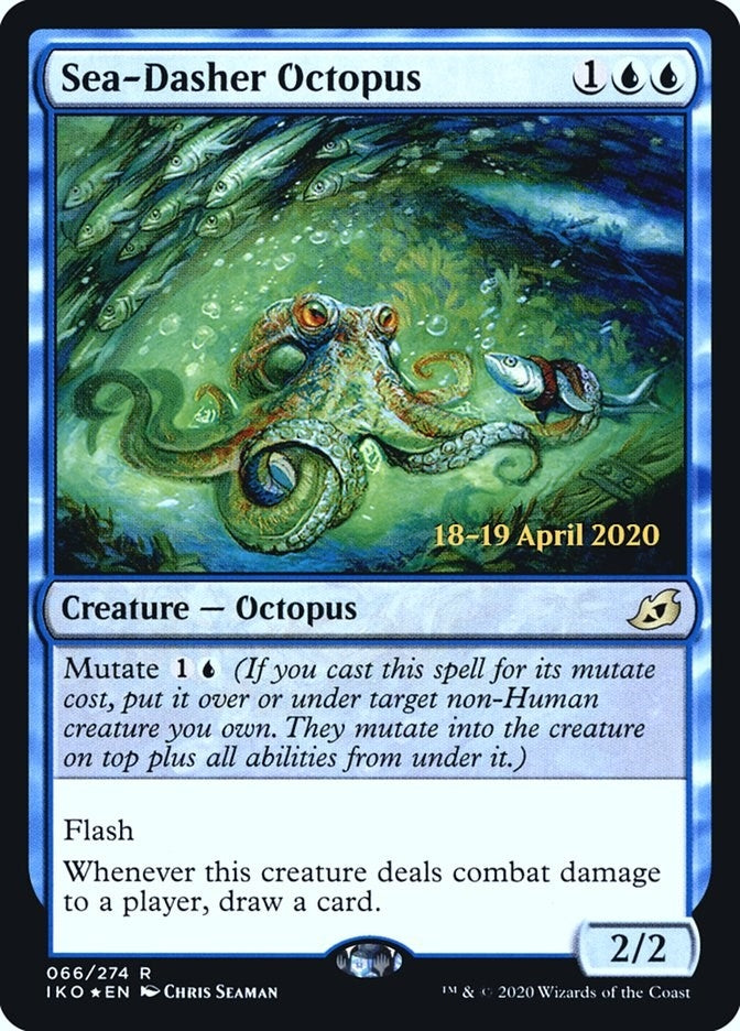 Sea-Dasher Octopus (66) (Prerelease Cards)