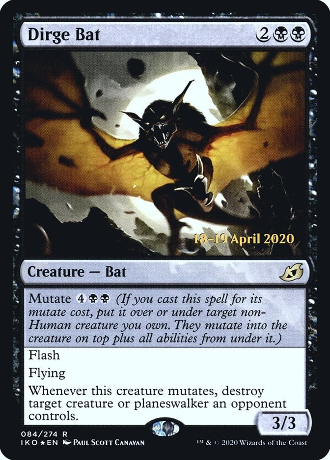 Dirge Bat (84) (Prerelease Cards)