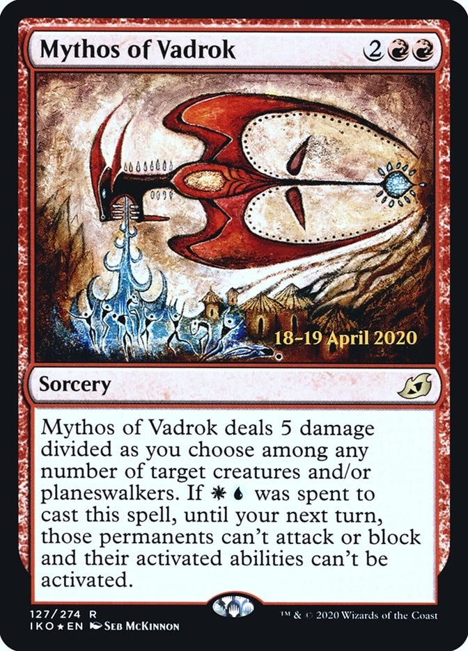 Mythos of Vadrok (127) (Prerelease Cards)