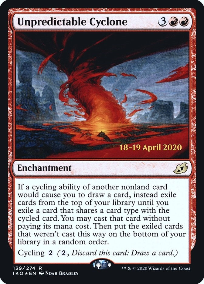 Unpredictable Cyclone (139) (Prerelease Cards)