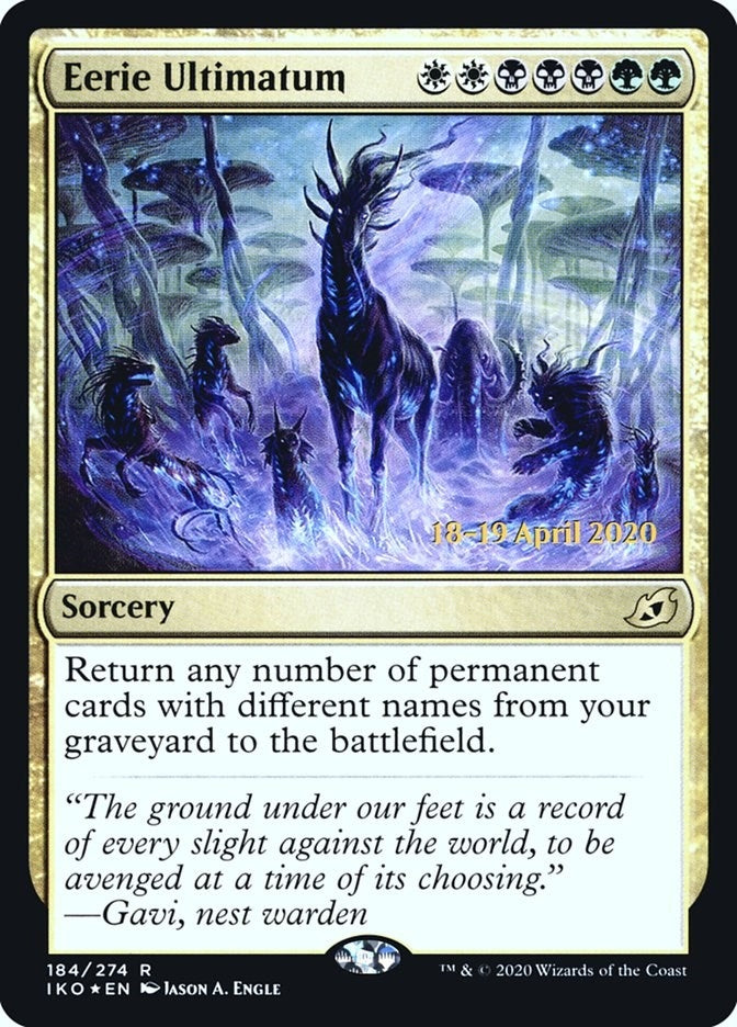 Eerie Ultimatum (184) (Prerelease Cards)