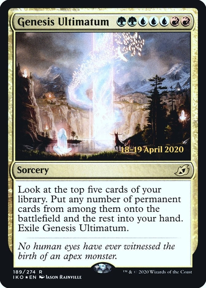 Genesis Ultimatum (189) (Prerelease Cards)
