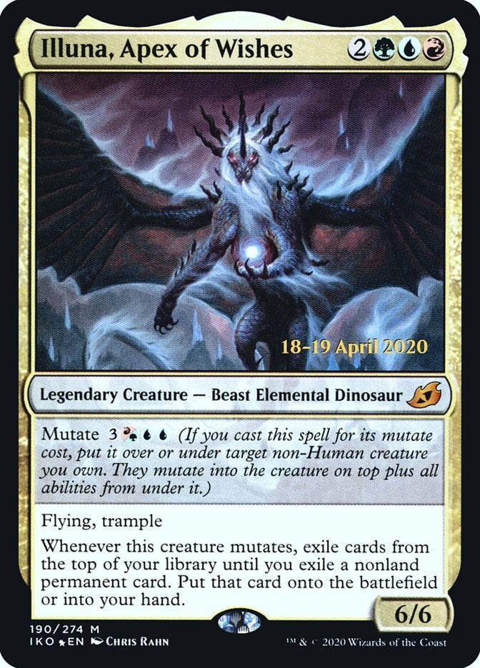 Illuna, Apex of Wishes (190) (Prerelease Cards)