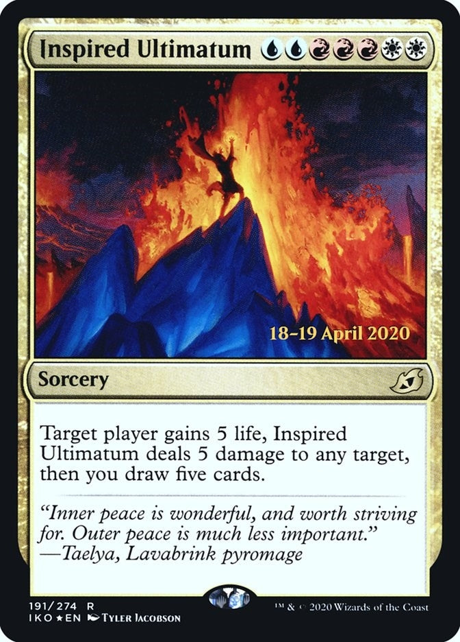 Inspired Ultimatum (191) (Prerelease Cards)
