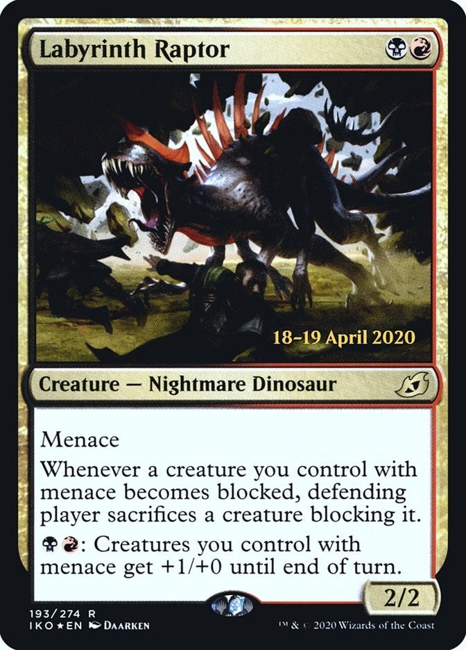 Labyrinth Raptor (193) (Prerelease Cards)