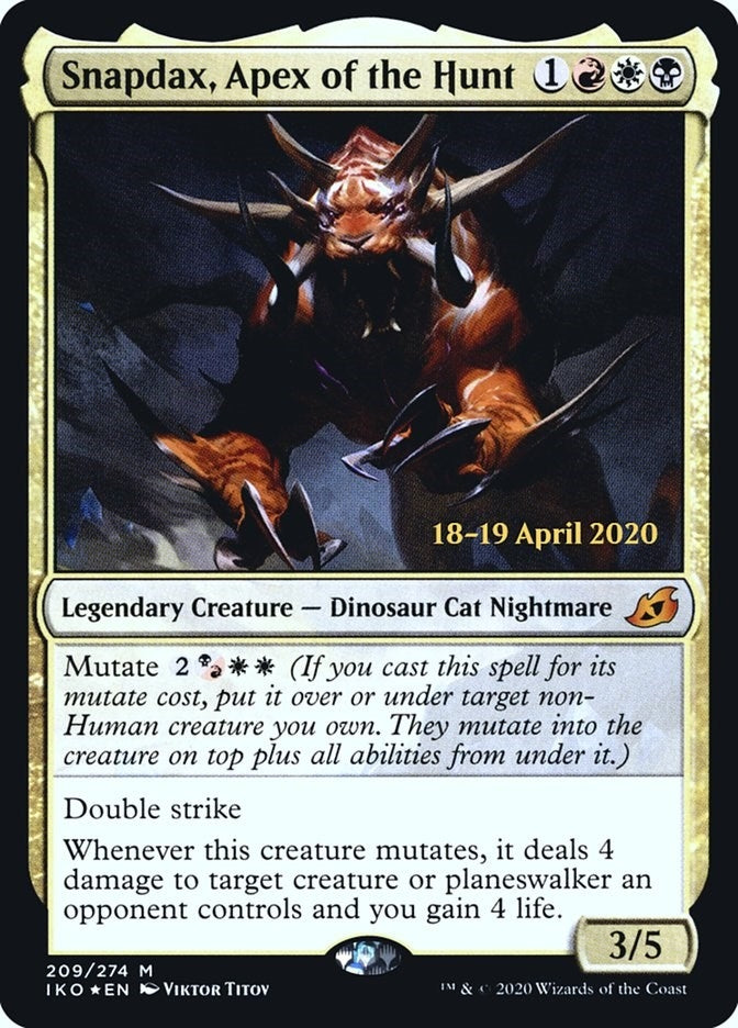 Snapdax, Apex of the Hunt (209) (Prerelease Cards)