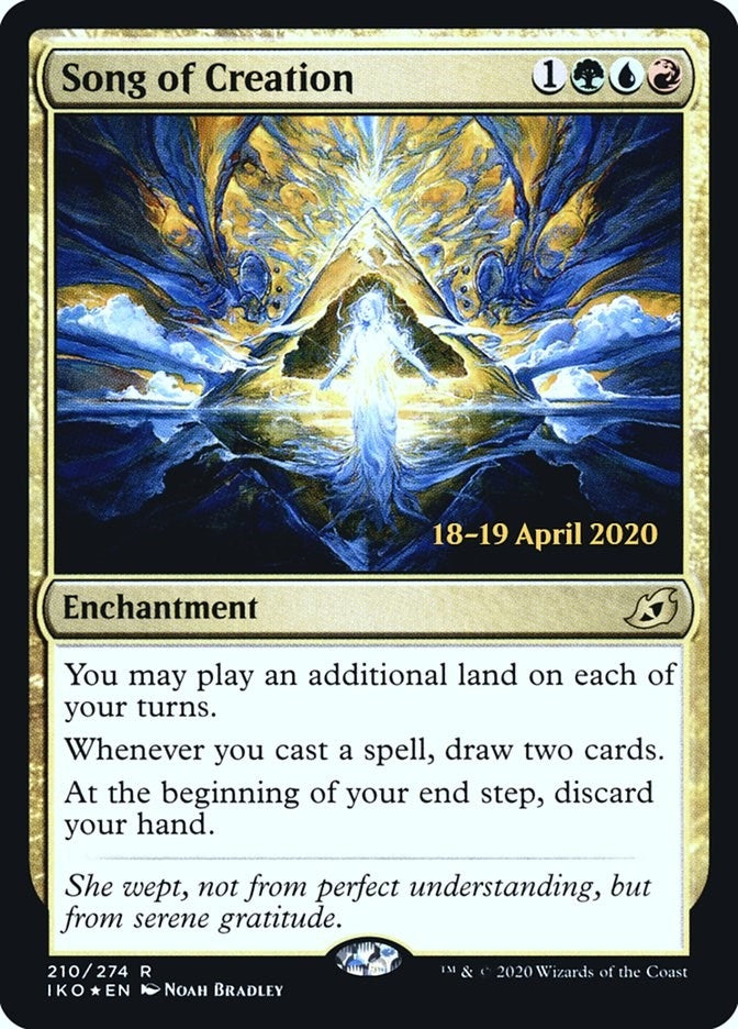 Song of Creation (210) (Prerelease Cards)