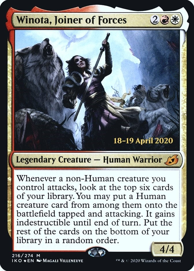 Winota, Joiner of Forces (216) (Prerelease Cards)