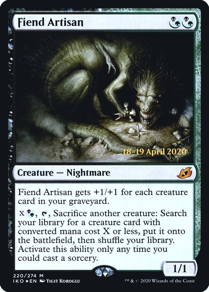 Fiend Artisan (220) (Prerelease Cards)