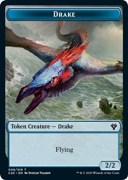Drake // Goblin Warrior Double-Sided Token (8 // 17) (Commander 2020)