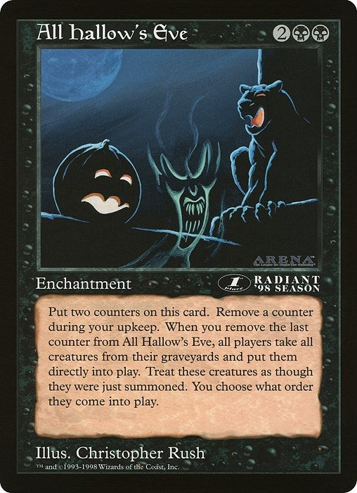 All Hallow's Eve (1st Place) (Arena League) (Oversize Cards)