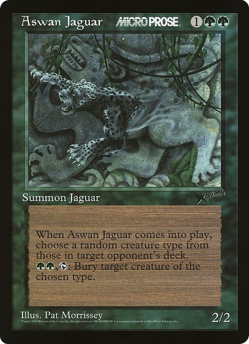 Aswan Jaguar (MicroProse) (Oversize Cards)
