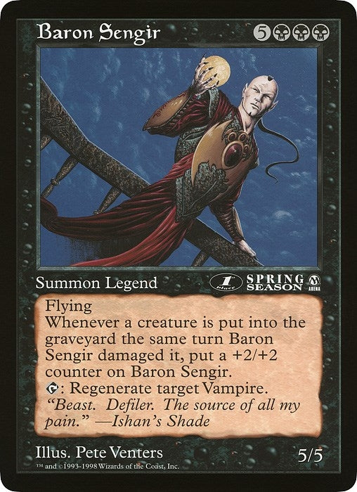 Baron Sengir (1st place) (Arena League) (Oversize Cards)
