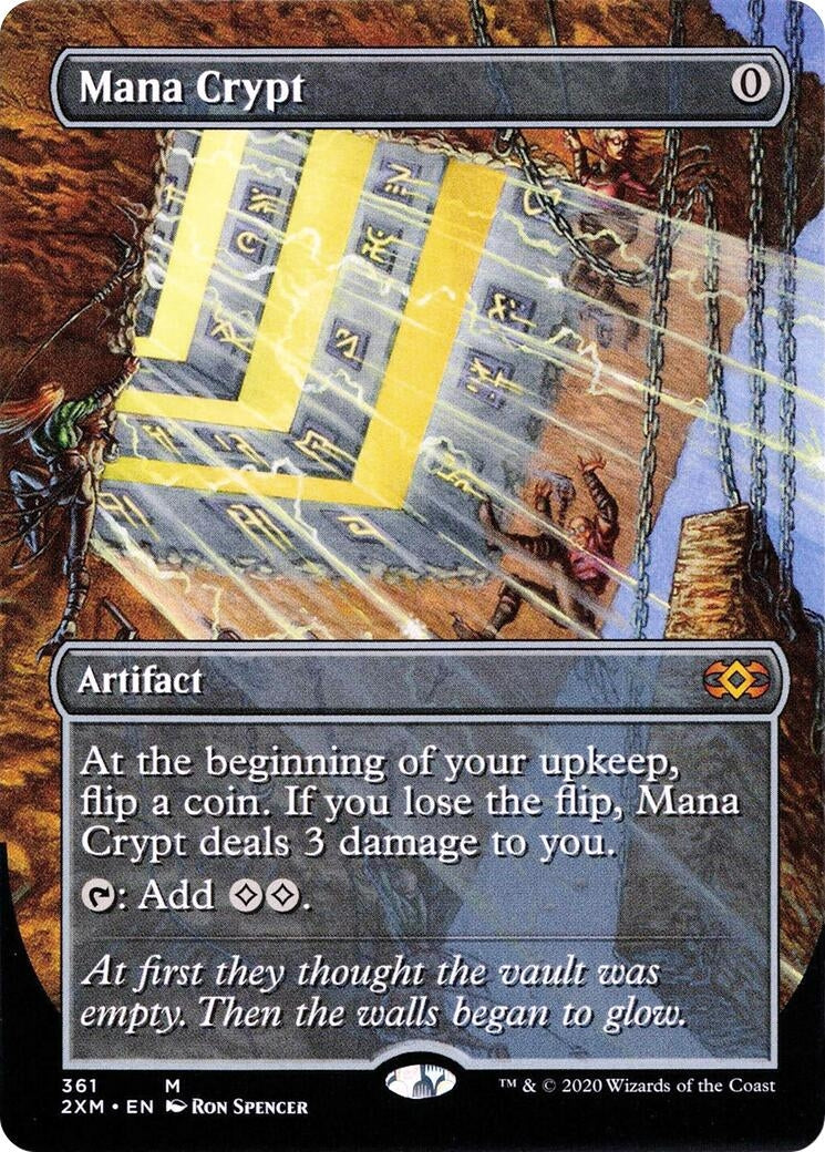 Mana Crypt (Borderless) (361) (Double Masters)
