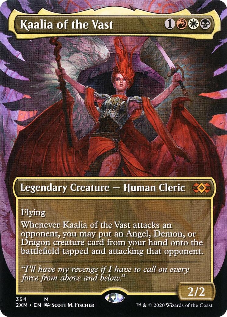 Kaalia of the Vast (Borderless) (354) (Double Masters)
