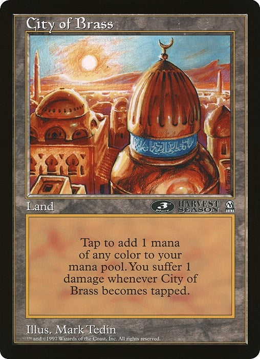 City of Brass (3rd Place) (Arena League) (Oversize Cards)