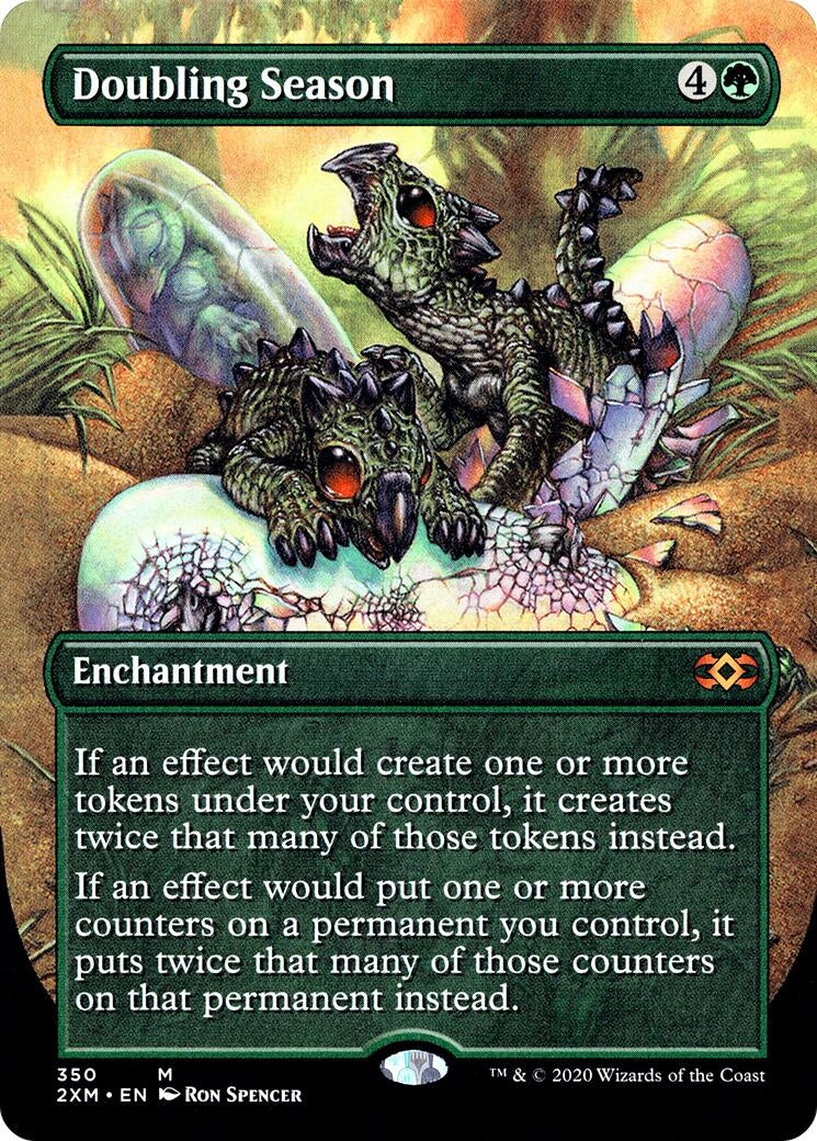 Doubling Season (Borderless) (350) (Double Masters)