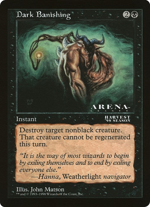 Dark Banishing (Arena League) (Oversize Cards)