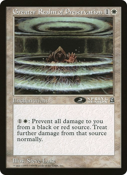 Greater Realm of Preservation (2nd Place) (Arena League) (Oversize Cards)