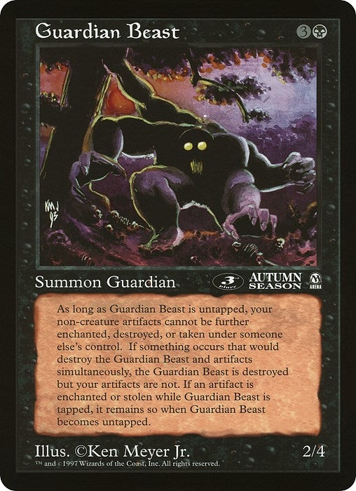 Guardian Beast (3rd Place) (Arena League) (Oversize Cards)