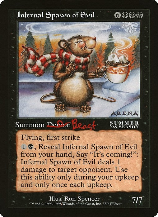 Infernal Spawn of Evil (Arena League) (Oversize Cards)