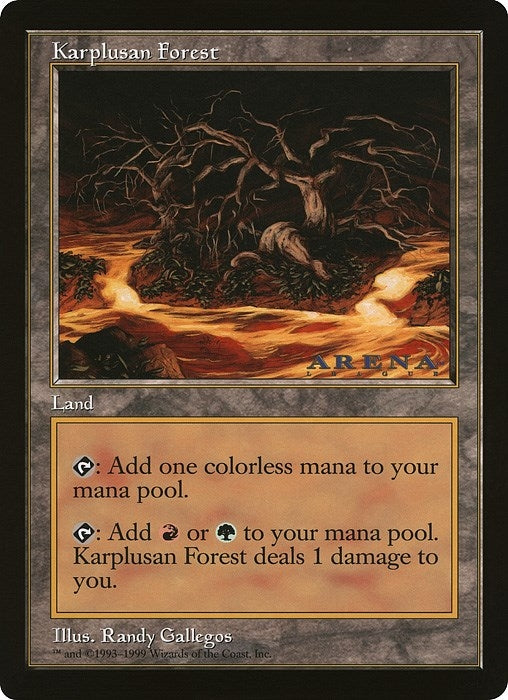 Karplusan Forest (Arena League) (Oversize Cards)