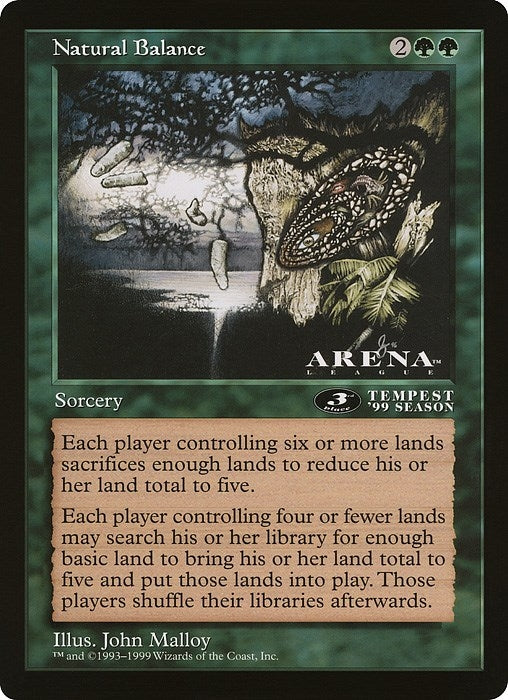 Natural Balance (3rd Place) (Arena League) (Oversize Cards)